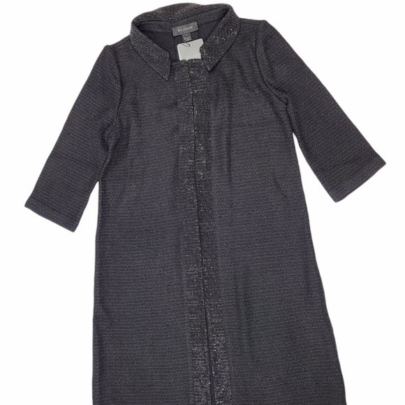 St. John Black Sequin Sweater - Picture 5 of 9